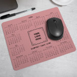 TAPIS DE SOURIS 2025 CALENDAR ENTREPRISE LOGO PINK<br><div class="desc">Concevez votre propre pavé de souris 2025 calendrier personnalisé avec le logo de votre entreprise. Il s'agit d'un cadeau promotionnel parfait pour les clients, les vendeurs, les employés et d'autres personnes appréciées. Le calendrier est élégamment affiché avec une police serif sophistiquée, assurant clarté et professionnalisme, tandis que la mise en...</div>