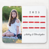 Tapis De Souris 2025 Famille moderne 4 photo Collage personnalisé (Devant)