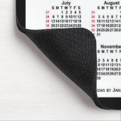 Tapis De Souris 2025 Noir 52 semaines Calendrier ISO par Janz Two (Coin)