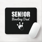 Tapis De Souris 2025 Senior Bowling Dad Bowling Team Parent Helper (Avec souris)