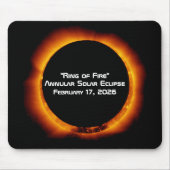Tapis De Souris 2026 Annular Ring of Fire Solar Eclipse (Devant)