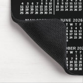 Tapis De Souris 2026 Calendar Custom Business Logo Name Easy Black (Coin)