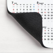 Tapis De Souris 2026 Calendar On White (Coin)