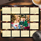 Tapis De Souris 2026 Family photo calendar new year mousepads