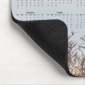 Tapis De Souris 2026 Snowy Owl Full-Year Customizable Calendar  (Coin)