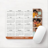 Tapis De Souris 2027 Family Photo Collage Mouse Pad Calendar (Avec souris)