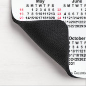 Tapis De Souris 2028 Blanc 52 semaines Calendrier ISO par Janz (Coin)