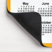 Tapis De Souris 2028 Blanc sur calendrier orange par Janz Two Tone (Coin)