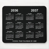 Tapis De Souris 2036-2037 Neon School Year Calendar by Janz (Devant)