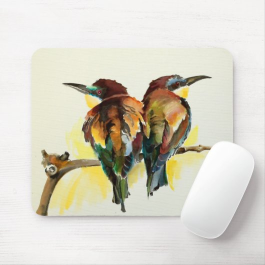 Tapis de souris 23 d'oiseau (Avec souris)