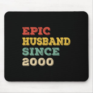Tapis De Souris 23e anniversaire du Mariage pour lui Epic Mari Sin