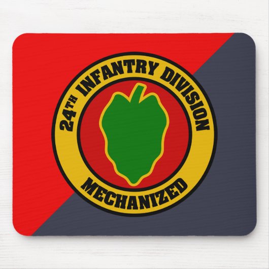 Tapis De Souris 24e division d'infanterie Mousepad (Devant)
