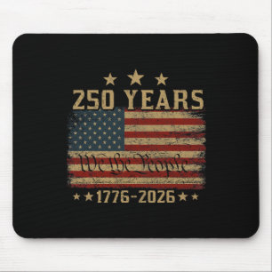 Tapis De Souris 250 Ans 1776 2026 250e Vintage 4 juillet Amérique