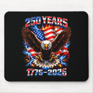 Tapis De Souris 250 Ans 1776 2026 Amérique Aigle Patriotique 4 jui