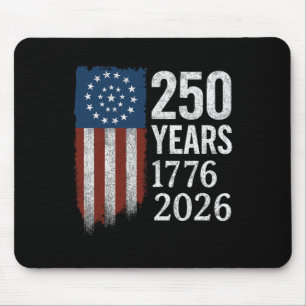 Tapis De Souris 250 Ans Anniversaire 1776–2026 Drapeau Américain P
