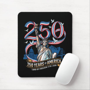 Tapis De Souris 250 Ans Anniversaire Amérique 1776 2026