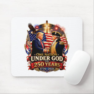 Tapis De Souris 250 Ans Anniversaire Amérique Trump Washington