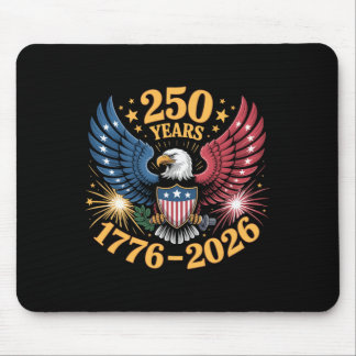 Tapis De Souris 250 Ans d'Amérique 250e Anniversaire 1776 2026 Éta