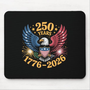 Tapis De Souris 250 Ans d'Amérique 250e Anniversaire 1776 2026 Éta