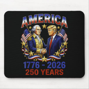 Tapis De Souris 250 Ans d'Amérique Anniversaire 250e Trump