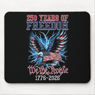 Tapis De Souris 250 Ans de Liberté Drapeau Américain Us 250e Anniv