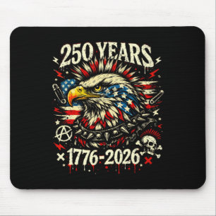 Tapis De Souris 250 Ans Punk Rock Mohawk Et Drapeau Usa 1776 2026