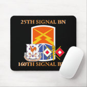 TAPIS DE SOURIS 25E BRIGADE SIGNAL BATTALION 160E (Avec souris)