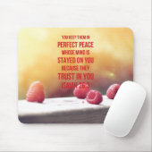 Tapis De Souris 26:3 parfait d'Isaïe de paix (Avec souris)