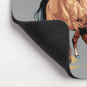 Tapis De Souris 2 Beaux Chevaux Courir Mouse Mat (Coin)