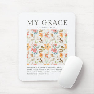 Tapis De Souris 2 Corinthiens 12:9 Ma grâce vous suffit