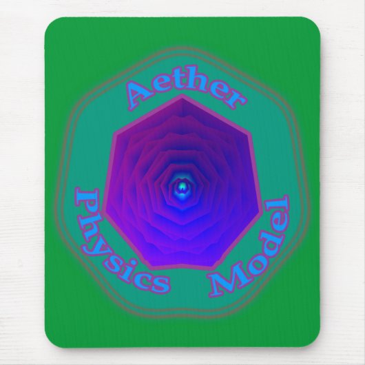 Tapis de souris 2 de modèle de physique d'éther (Devant)