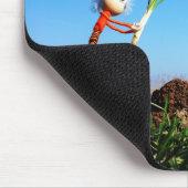 Tapis De Souris 2 Fubby qui plantent une sphère de crocus. (Coin)