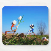 Tapis De Souris 2 Fubby qui plantent une sphère de crocus. (Devant)