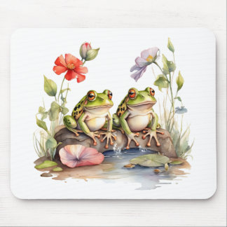 Tapis De Souris 2 Grenouilles