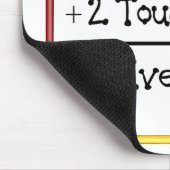 Tapis De Souris 2 Teach est les 2 vies 4 de contact jamais (Coin)