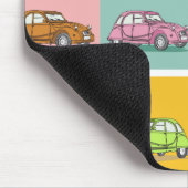 Tapis De Souris 2CV Deux Chevaux Colorful Six Carrés Illustration (Coin)