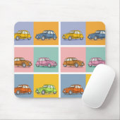 Tapis De Souris 2CV Deux Chevaux Colorful Six Carrés Illustration (Avec souris)