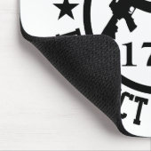 Tapis De Souris 2e amendement AR15 Protégez-vous Noir (Coin)