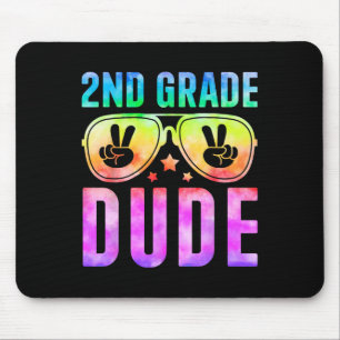 Tapis De Souris 2e année mec cool Tie Dye Ck à l'école Garçons de