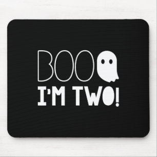Tapis De Souris 2e anniversaire Boo de deux ans Je suis deux ! Hal