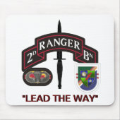 TAPIS DE SOURIS 2E BATAILLE 75E RANGER REGIMENT MOUSEPAD (Devant)