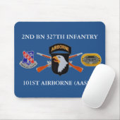 TAPIS DE SOURIS 2E BN 327E INFANTERIE 101E AIRBORNE MOUSEPAD (Avec souris)