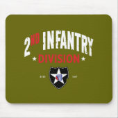 Tapis De Souris 2e division d'infanterie "Indianhead" en détresse (Devant)