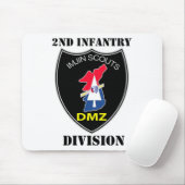 Tapis De Souris 2e Division d'infanterie - Scouts Imjin avec texte (Avec souris)