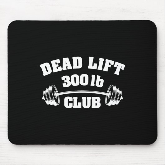 Tapis De Souris 300 Lbs Pound Club Gym Weightlifting Powerlift Dea (Devant)