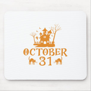 Tapis De Souris 31 octobre-halloween-octobre-effrayant-éffrayant-3