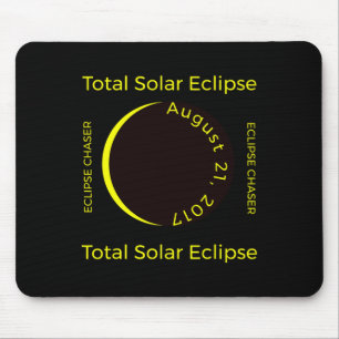 Tapis De Souris #34 ; Chaser éclipse #34 ; Éclipse solaire totale