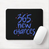 Tapis De Souris 365 New Chances Hapness Quote Insrational  (Avec souris)