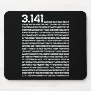 Tapis De Souris 3.14 Mathématiques Jour Pi Nombre irrationnel Pi