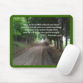 Tapis De Souris 3:5 de proverbes - affiche de vers de bible de 6 (Avec souris)